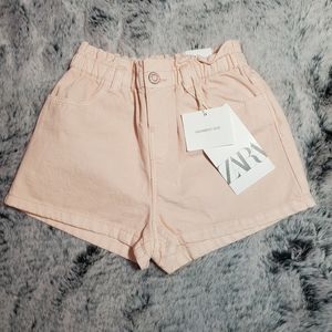 NWT Zara 2/3T Elasticic Denium shorts